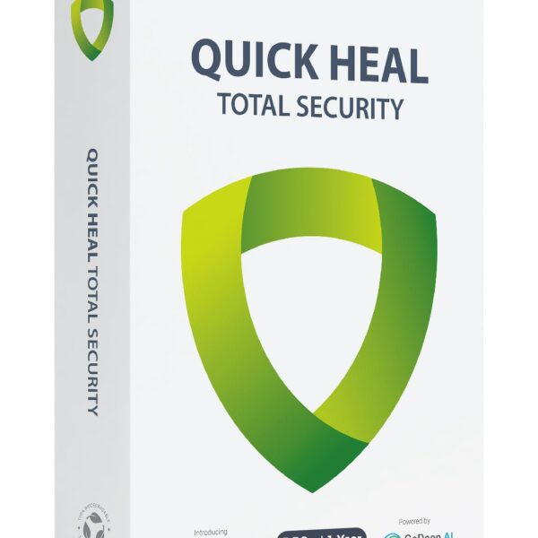Quick Heal Total Security – 5 PCs, 1-Year Subscription | All-in-One Security Suite